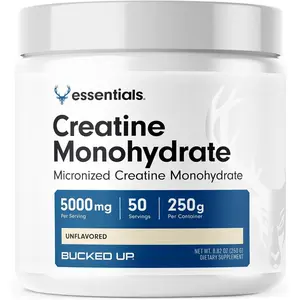 Bucked Up Essentials Creatine, 250 Grams Healthcare Supplement