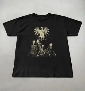 Shinedown Band T-Shirt, Indie folk shirt, retro 90s graphic tee, Shinedown graphic tee, Trendy shirts, alt rock tee, 90s band tee