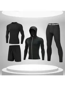 5-Pack Alimens Men's Fashion Comfortable Sportwear Shorts Suits Top Clothes Menswear