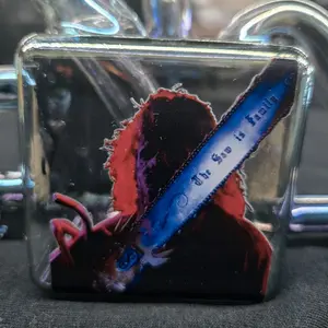 Glass Leatherface Chainsaw Figurine