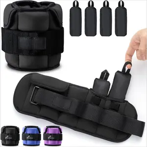 Sportneer Adjustable Ankle Weights for Women and Men1 Pair 1 2 3 4 6 7 8 10 lbs Upgraded Easily Adjustable Leg Weight, Weighted Wrist Weight Strap for Gym, Fitness, Workout,Walking,Dancing