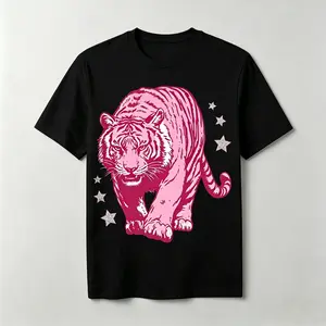 Pink Tiger Graphic Top