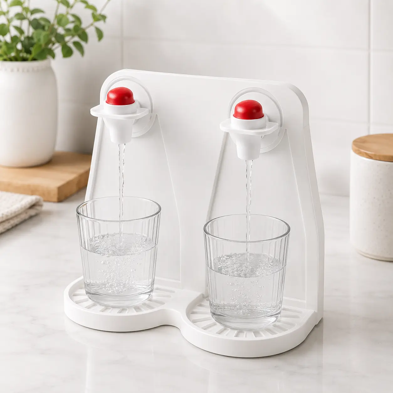 2 Pack Laundry Detergent Cup Holder, Laundry Bottle Drip Catcher Clip, Detergent Cap Organizer for Laundry Detergent & Fabric Softener Bottles, Laundry Room Accessory