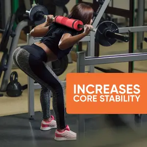 Barbell Pad, Hip Thrust Pad - Bar Pad for Squats, Lunges & Hip Thrusts - Barbell Cushion Squat Pad For Olympic or Standard Bars