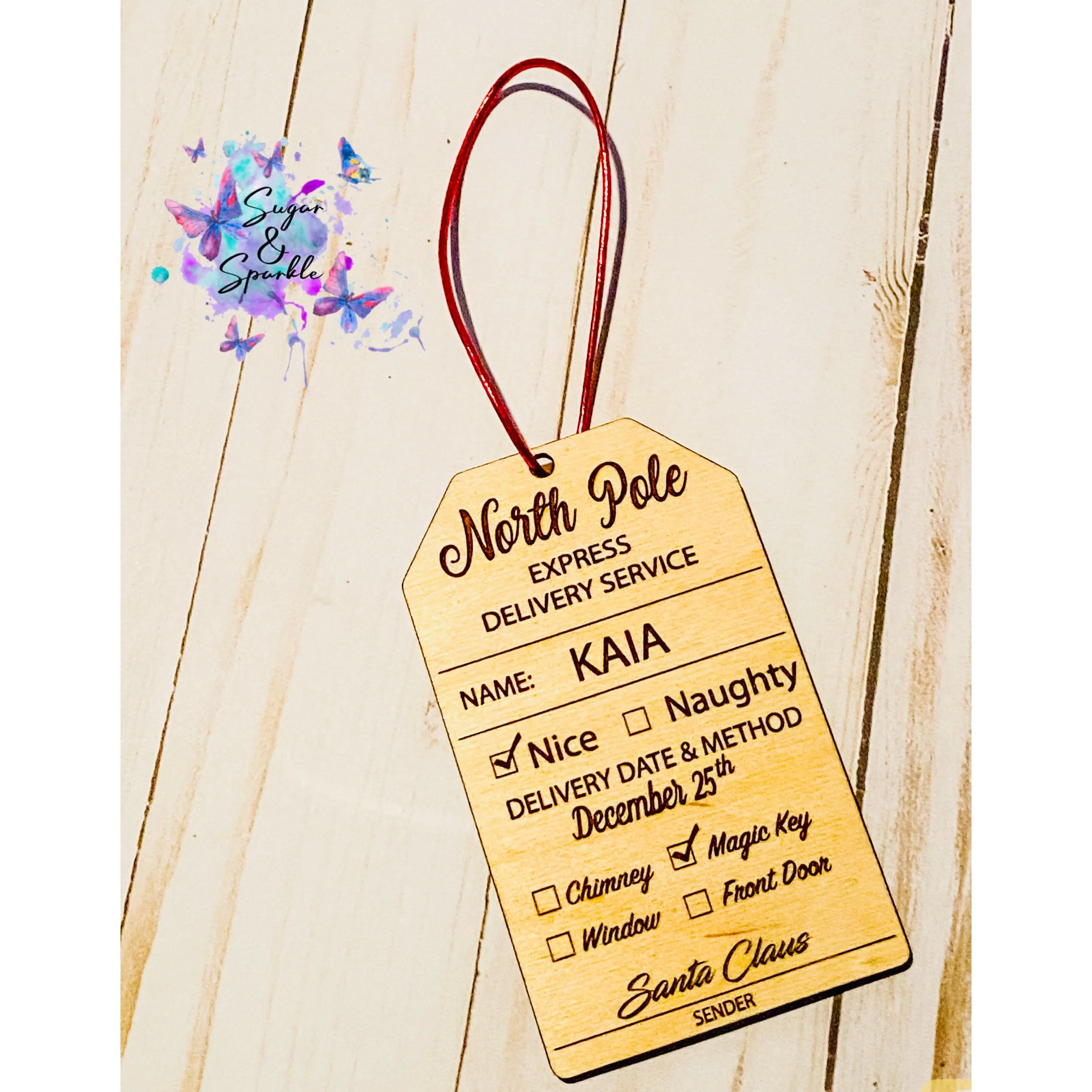 Santa Gift Tag