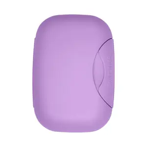 Soap Travel Case, BPA-Free Recycled Plastic, Leakproof, Portable for Bathroom, Gym, Home, Camping - Lavender