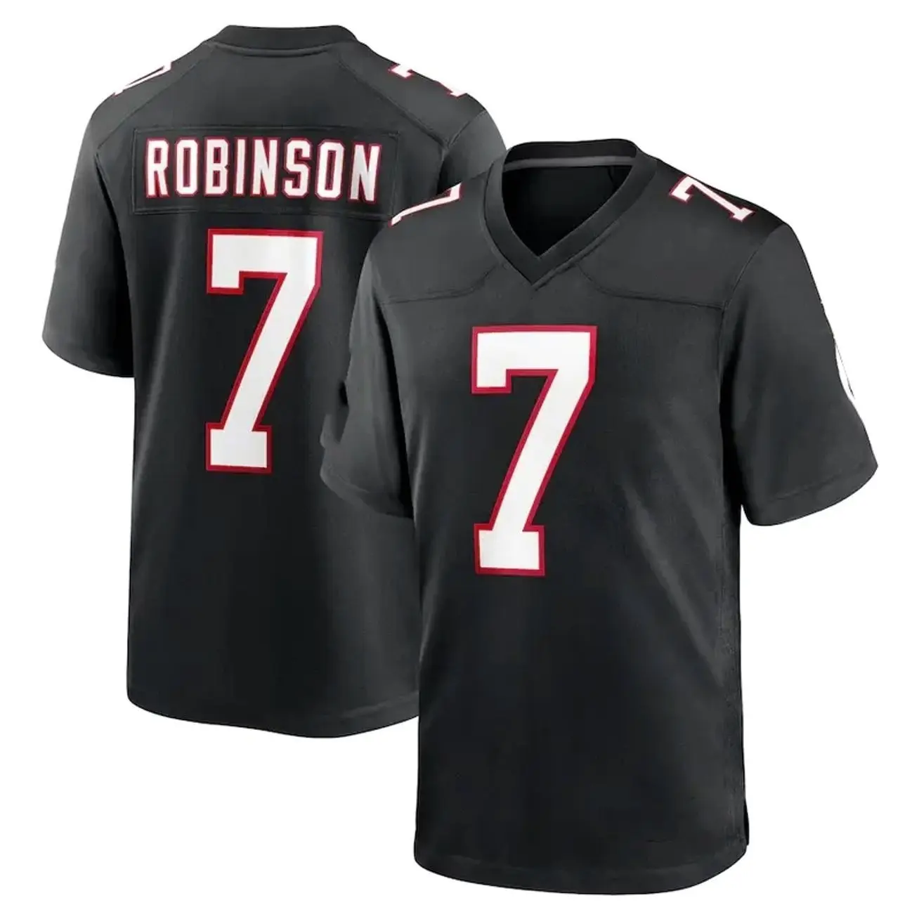 Football Jersey #7 Robinson Black Game Day Shirt - Fan Apparel, Tailgate Gridiron Party Top, Gift For Fans, Trending 2026