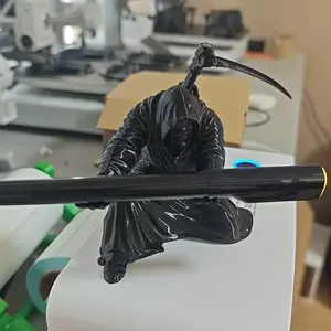Dead God Design Pen Holder, 3D Printed Desktop Organizer, Stylish Desk Accessory, Ideal Gift for Friends and Colleagues, Ninja Japanese Style