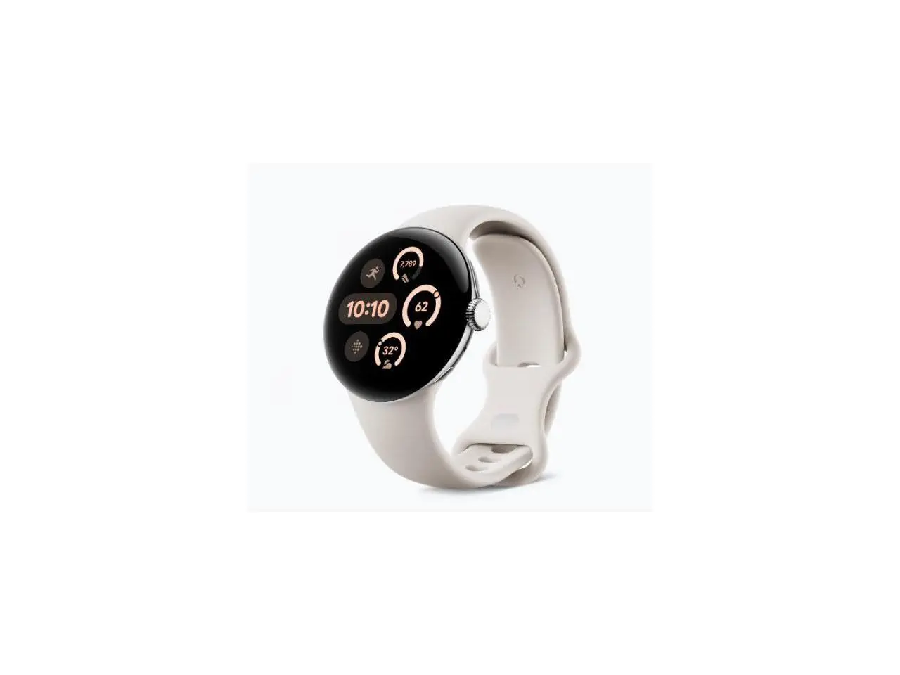 Google Pixel Watch 3 41mm Smart Watch Silver Birthday Cake - Aluminum - 2GB Ram - 32GB eMMC Flash - AMOLED Display - Bluetooth 5.3 - IEEE 802.11 ax   GA05756-US