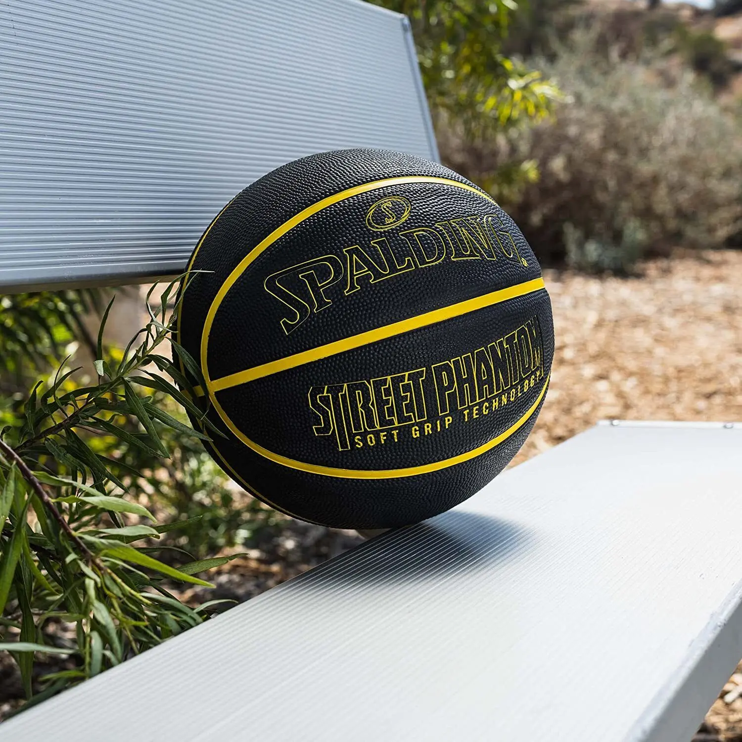 SPALDING Street NEON YELLOW PHANTOM Indoor Outdoor Basketball Size 29.5" I NEW