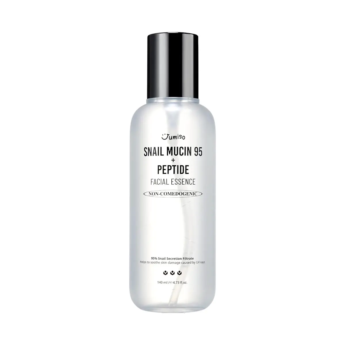 [Jumiso] Snail Mucin 95 + Peptide Essence 140ml, Non Comedogenic Essence, Acne Reduce & Skin Soothing Essence, Moisturizing, Skin Plumping and Firming, Skin Texture Improvement, Soothing Essence, Kore