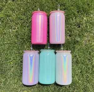 lipsips- Glitter Glass  - Glitter  - Iridescent - Sublimation - Purple - Rose - Teal - Hot Pink - White