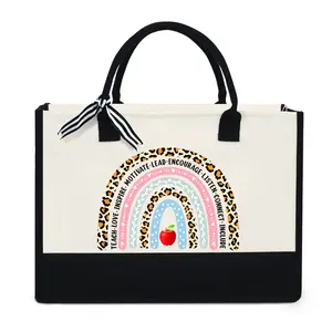 Teacher Appreciation & Day Gifts - Canvas Tote Bag 13oz With Zipper