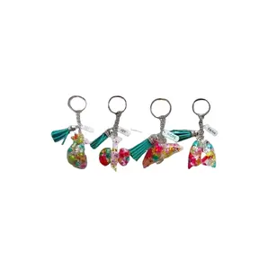 FLOWER EMBELLISHED HEART KIDNEY LIVER LUNG SHAPED KEYCHAIN GIFT FOR ORGAN TRANSPLANT RECIPIENTS CANCER SURVIVORS DONORS HANDMADE UNIQUE RESIN FLOWER DECORATION 1.5 INCH HEART LENGTH 3.5 INCH KEYCHAIN LENGTH BUSINESS GIFT IDEAS