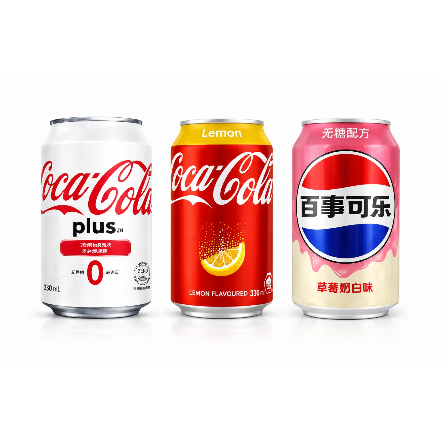 Coca-Cola/Pepsi Flavored Cans