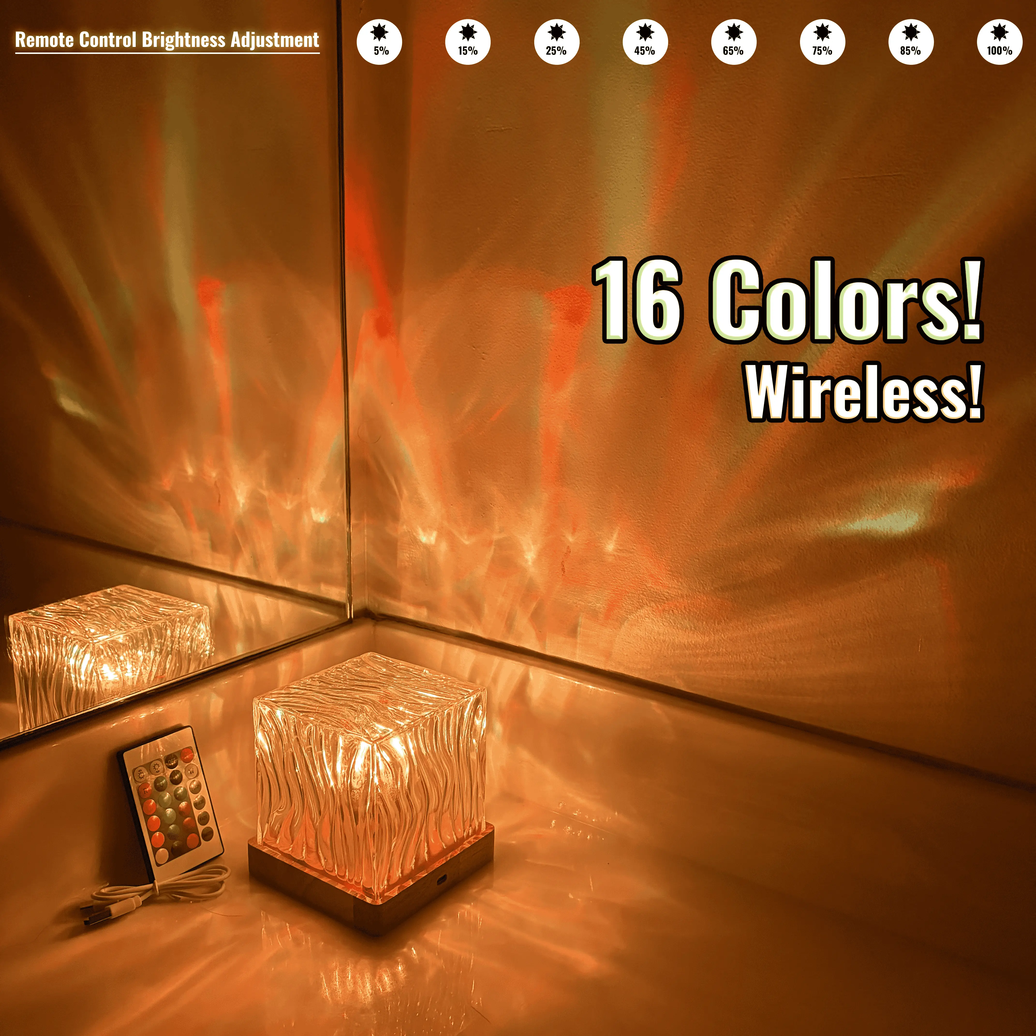 RGB Aurora Light Cube with Dynamic Color Change