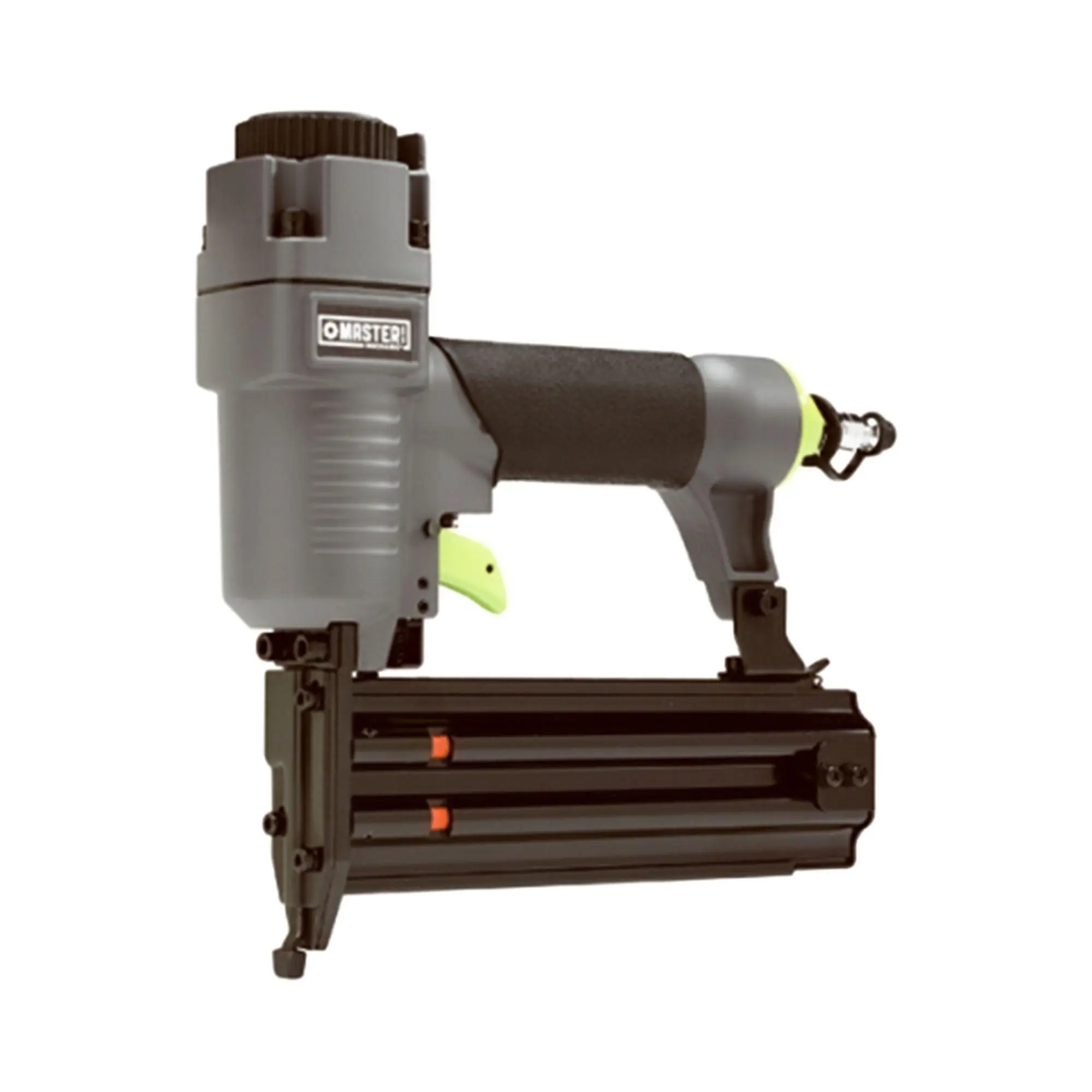 Master Mechanic Pneumatic 18 Gauge Lightweight Die Cast Aluminum Brad Nailer Master Mechanic Pneumatic 18 Gauge Lightweight Die Cast Aluminum Brad Nailer