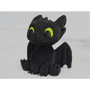 Knitted-Style Toothless Night Fury