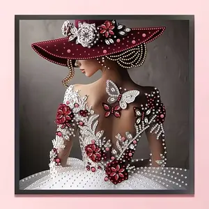 DIY Diamond Painting Kit, Special Shape Art Set for Beginners & Adults, Crystal Rhinestone Home Wall Decor Gift, Handmade Gifts