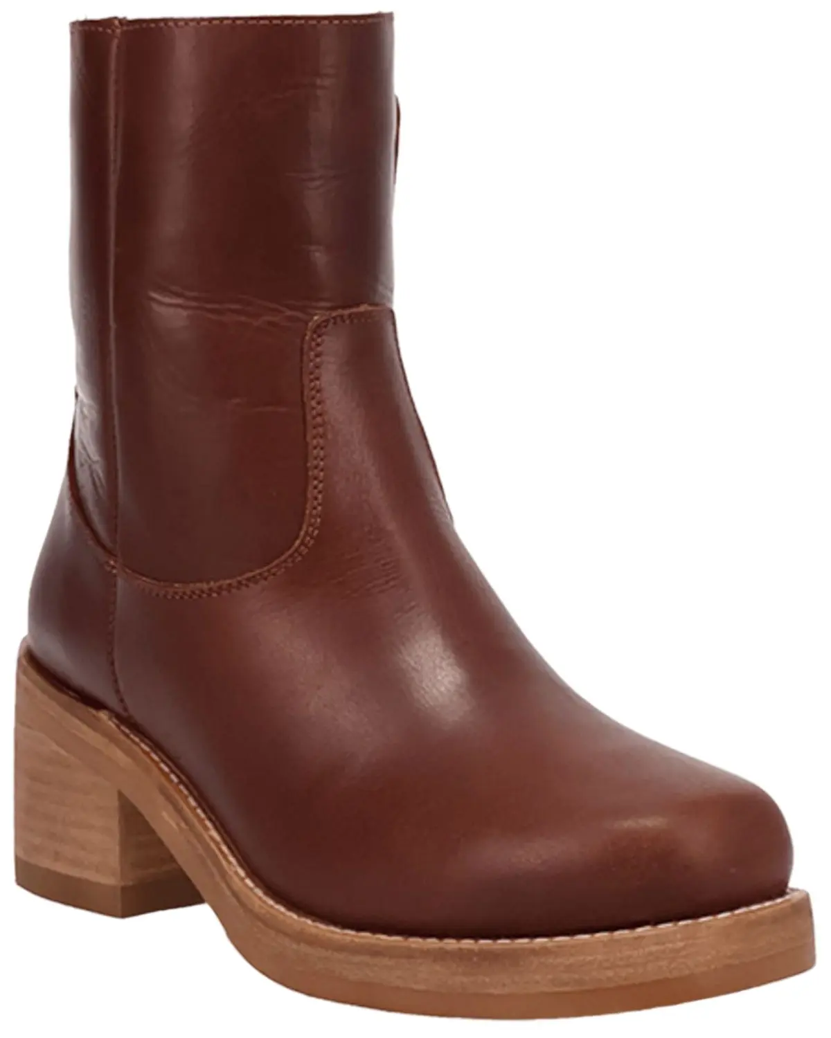 Dingo Women's Women'S Roxy Fashion Booties Round Toe - Di2290-Brn