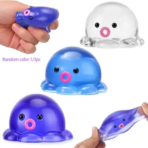Octopus Stress Relief Toy, Stress Relief Gadgets, Cute Creative Pressure Release Slow Rebound Squeeze, 3 Colors Available, Party Gift, Suitable for Adults and Kids