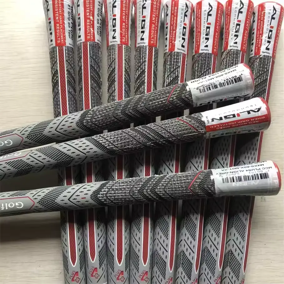Natural Rubber Golf Grips 13 Pack, Unisex Comfort Non-Slip Textured Golf Club Handles, Unique Mechanical Appearance