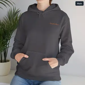 Live Your Dream Hoodie - Comfortable Pullover with Front Pocket for Everyday Wear