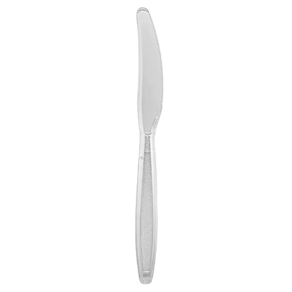 [1,000 ct] PS Plastic Extra Heavy Weight Knives, Clear