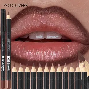 12pcs/set Lip Liner Kit Lip Liner Makeup Long-Lasting Lipstick Lip Liner Pen Matte Nude Color Lip Liner Pencil Matte Effect Multi-Color Options for Everyday & Special Events Lipliner
