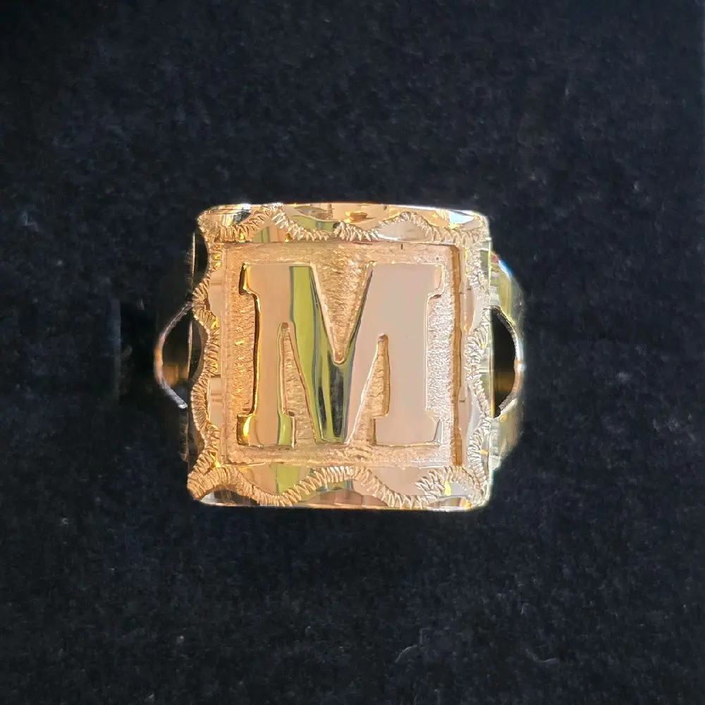 Anillo Iniciales en  10k