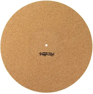 Vinyl Styl® VS-M-001 12 Inch Anti Static Cork Turntable Mat - Less Vibration - No Slip  [VINYL ACCESSORIES] Large Item Exception , Audiophile