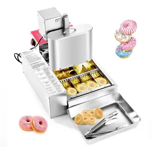 VEVOR Commercial Automatic Donuts Machine, 4 Rows Donuts Making Equipment, 240 pcs/hour Electric High Power Doughnut Maker, Stainless Steel Frying Auto Fryer, with Intelligent ControlVEVOR Super Brand Day