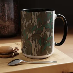 Original Greenleaf Everything Bottom Lands Camo Coffee Mug - Mugs with Camouflage Design
