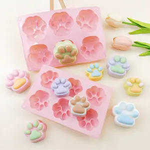Cat Paw Mold, Food Grade Silicone Molds for Chocolate Mousse, Ice Cube, Jell-O, Mold for Jellopops, Soap, Candle Making, Easy Release Baking Tools