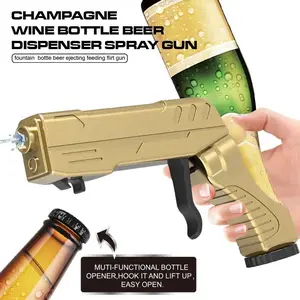 Multi-Functional Champagne Gun Beer Spray Dispenser, Wine Stopper, Bottle Opener for Bar, Festival Parties (Indoor Leisure & Outdoor Recreation Equipment),summervibes