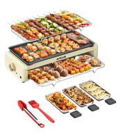 White (with food clip and 3 hand plates)