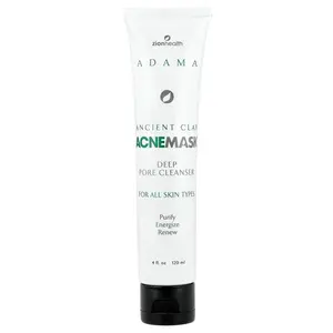 Zion Health Adama, Ancient Clay AcneMask, Deep Pore Cleanser, For All Skin Types, 4 fl oz (120 ml)