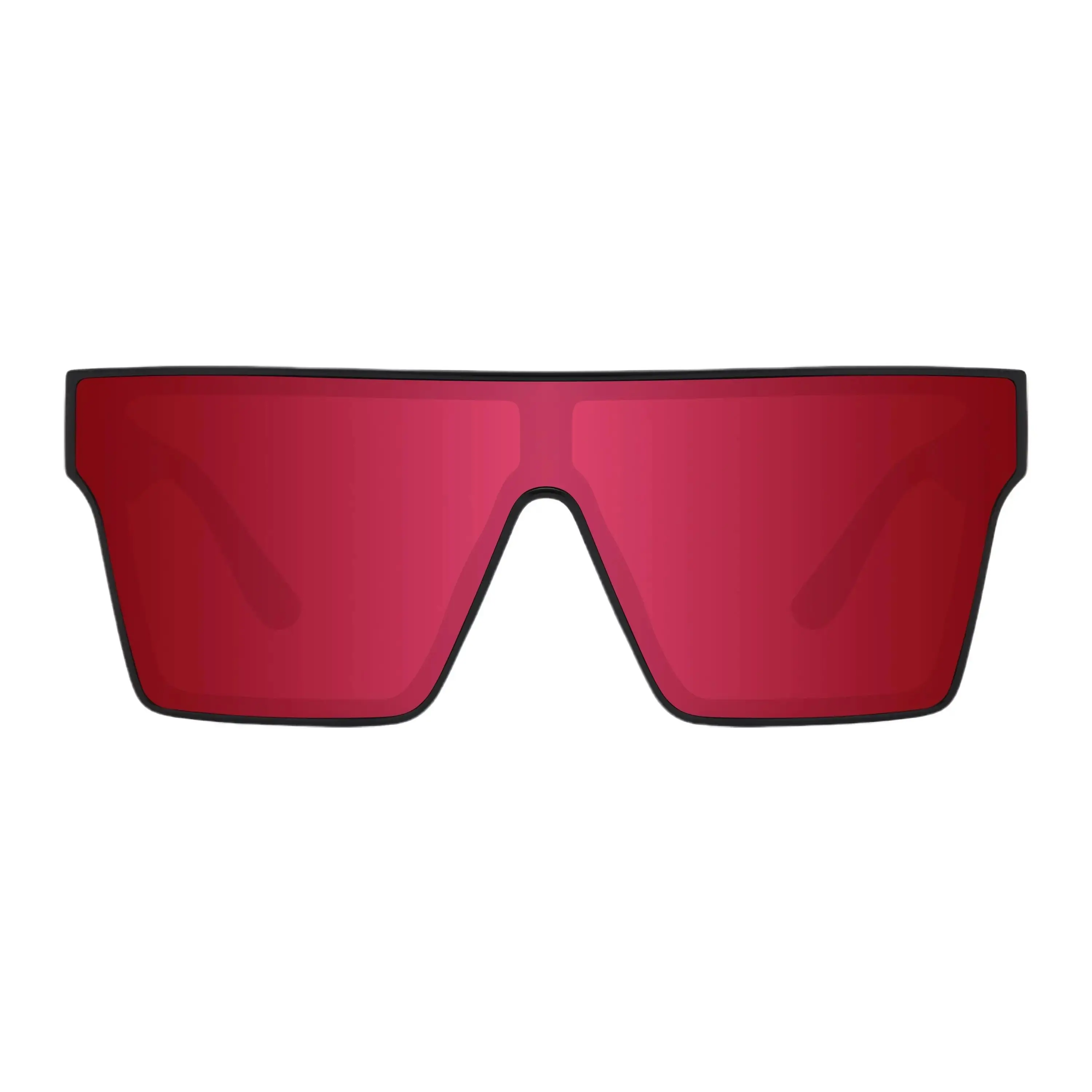 innsol Eyewear Sydney 110103 Unisex Stylish Red Lens Sunglasses with Black Frame for Fashionable Protection