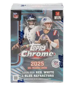 2025 Topps Chrome NFL Football Blaster Box