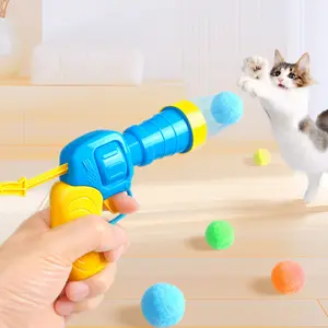 30-Pack 3.0cm Soft Plush Cat Toy Balls - Automatic Launcher Compatible, interactivetoys for Kitten Training & Play