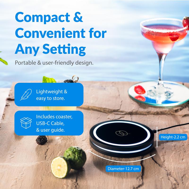 Barsys Smart Coaster 2.0 Cocktail Machine - Automated Cocktail Maker ...