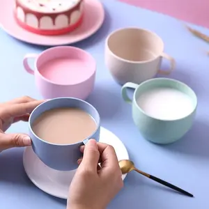 4pcs, Portable Colorful Cup, Simple Large Drink Cup, Outdoor Camping Party Supplies, Kitchen Accessories