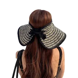 2026 Women's Sun Hat: Full-Coverage, Foldable, Open-Top Visor—Ideal for Travel, Summer Sun Protection, and Casual Wear