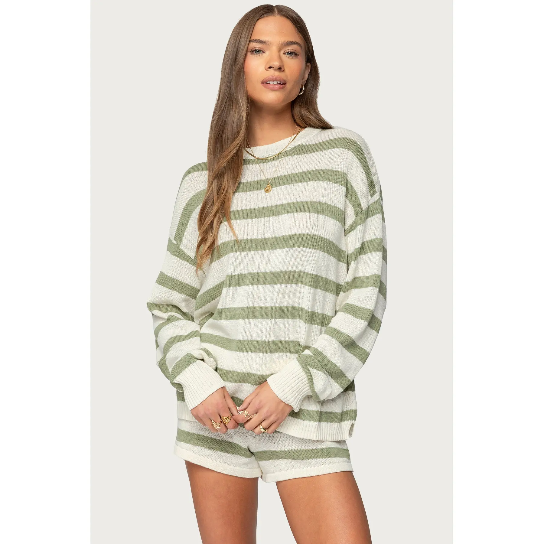 Amaris Oversized Striped Sweater Amaris Oversized Striped Sweater