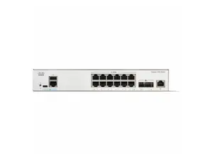 Cisco Catalyst C1300, 12 x 10 Gigabit copper ports, 2 x 10 Gigabit SFP+, 1 x GE management port, Rack-mountable | C1300-12XT-2X