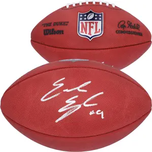 Emeka Egbuka Tampa Bay Buccaneers Autographed Duke Full Color Football - Fanatics Authentic Certified
