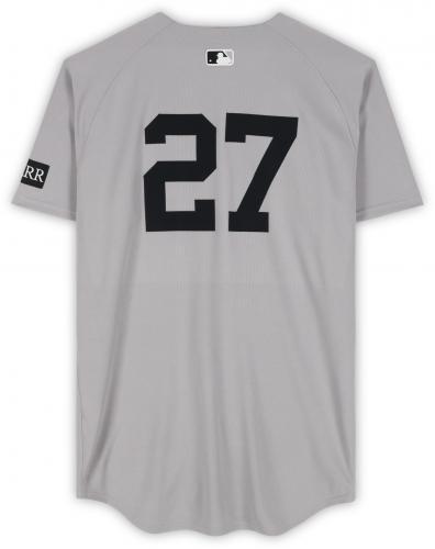 Giancarlo Stanton New York Yankees Game-Used #27 Gray Jersey vs. Toronto Blue Jays on October 4, 2025 - Fanatics Authentic Certified