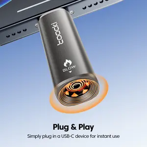 Toocki TG13/14 Type-C Mini Electric Lighter Plug&Play Blow to Light Mobile Cigarette Lighter Flameless Windproof Fast Ignition