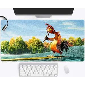 [ Chicken Joe Design Large Mouse Pad] 1pc Chicken Joe Design Large Mouse Pad, Desk Mat with Stitched Edges, Gaming Mouse pad