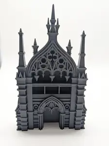 🕯️ Gothic Cathedral Shelf – 3D Printed Architectural Display